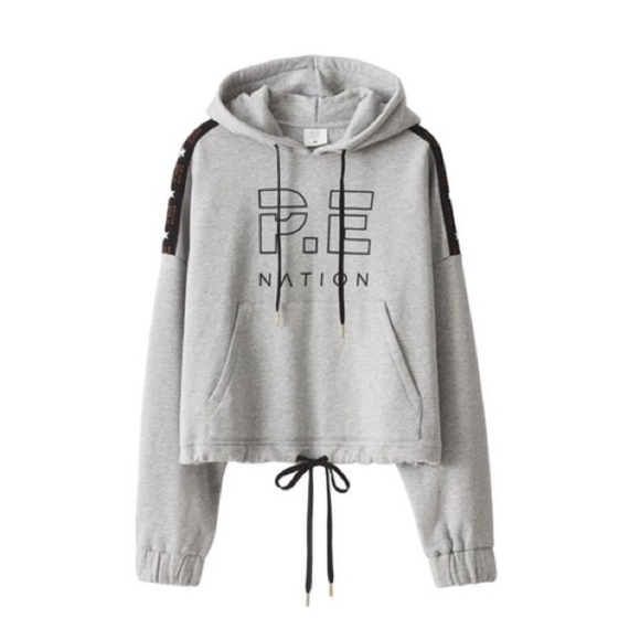 P.E Nation Tops - P.E Nation x H&M Cotton Hoodie